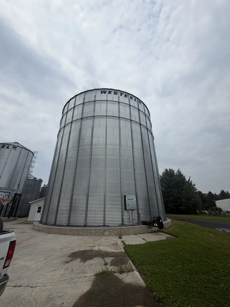 Silo à grain Westeel en acier galvanisé