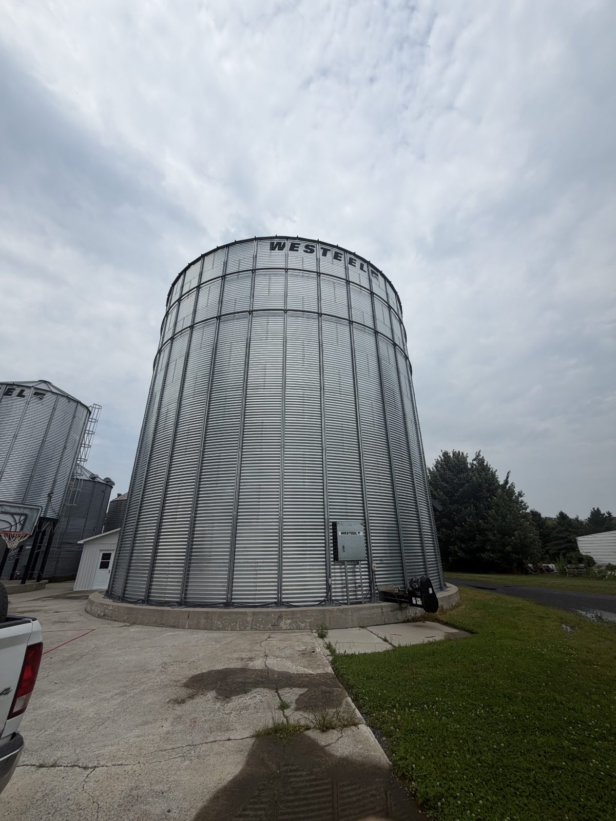 Silo à grain Westeel en acier galvanisé